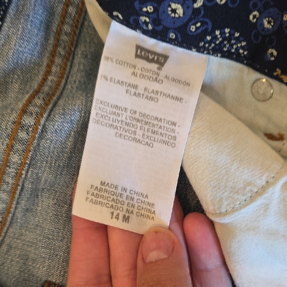 Levi's Women's Straight Blue Jeans - Picture 4 of 5